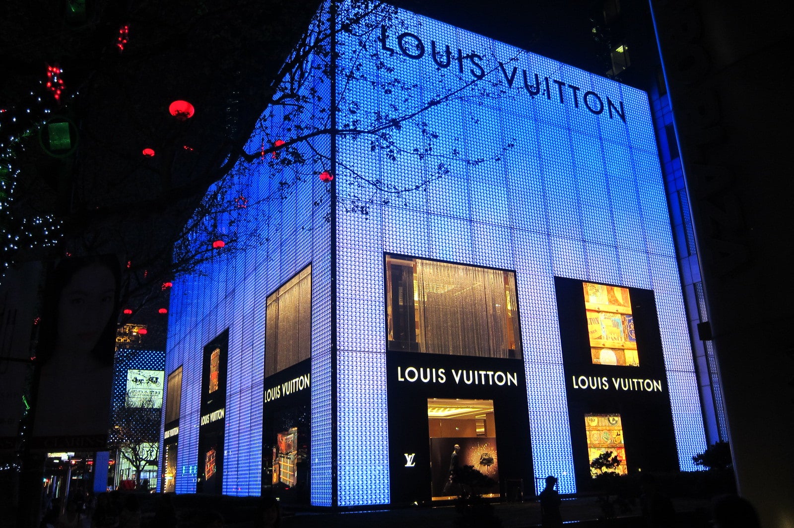 File--View of a Louis Vuitton (LV) store in Shanghai, China, 30