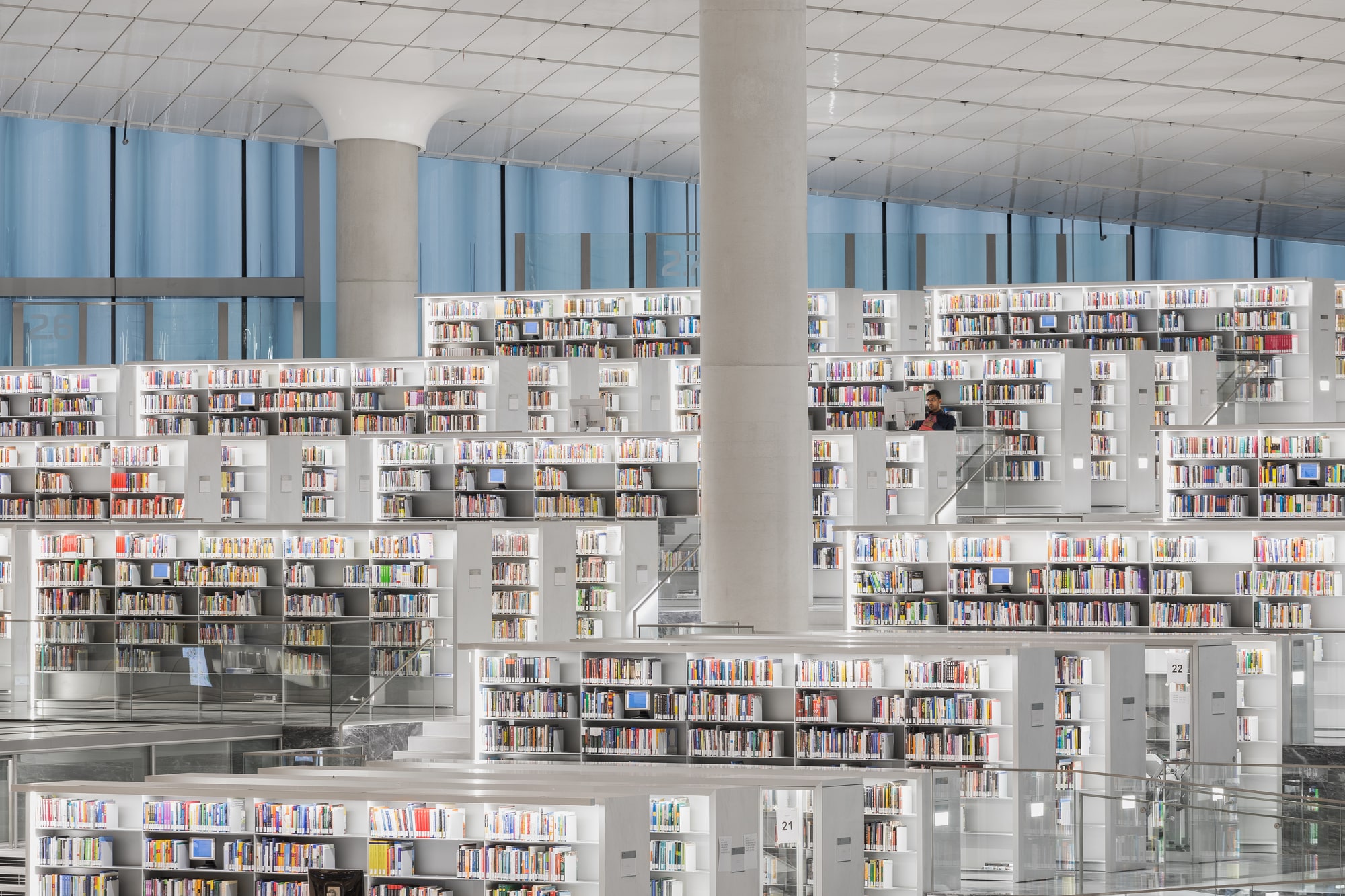 Lighting design for the National Library in Doha, Qatar